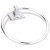 Hardware Resources Bridgeport Towel Ring - Polished Chrome - BHE1-06PC-R