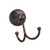 Hardware Resources Newbury Robe Hook - Brushed Oil Rubbed Bronze - BHE3-02DBAC-R