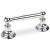 Hardware Resources Fairview Toilet Tissue Paper Holder - Polished Chrome - BHE5-01PC-R