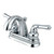 Kingston Brass Two Handle 4" Centerset Lavatory Faucet with Pop-Up Drain - Polished Chrome KB5611NML