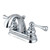 Kingston Brass Two Handle 4" Centerset Lavatory Faucet with Pop-Up Drain - Polished Chrome KB5611BL
