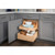 Hardware Resources 22-1/16 Inch Preassembled Rollout Drawer for 24 Inch Cabinet Opening - RO24-WB