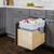 Hardware Resources Preassembled 35 Quart Double Pullout Waste Container System - CAN-WBMD35G