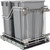 Hardware Resources Polished Chrome Trashcan Pullout with Soft-close Slides - SWS-MBMD35GPC