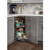 Hardware Resources 30 Inch Diameter InchEasy 360 Susan Inch Chrome Wire Corner Organizer - CS-ES360