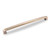 Hardware Resources Milan 1 12-13/16 Inch L Plain Square Appliance Pull Handle - Brushed Antique Brass - 1092-12AB