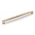 Hardware Resources Milan 1 12-13/16 Inch L Plain Square Appliance Pull Handle - Distressed Antique Brass - 1092-12AEM