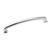 Hardware Resources Belcastel 13-1/4 Inch L Forged Look Flat Bottom Appliance Pull Handle - Polished Nickel - MO6373-12NI