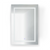 Krugg Svange2436L LED Mirror Medicine Cabinet 24 Inch W x 36 Inch w/Dimmer & Defogger - Left Hinged