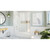 DreamLine SHDR-3148586-EX-04 Aqua 56-60 in. W x 58 in. H Frameless Hinged Tub Door with Extender Panel in Brushed Nickel