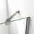 DreamLine SHDR-3148586-EX-04 Aqua 56-60 in. W x 58 in. H Frameless Hinged Tub Door with Extender Panel in Brushed Nickel