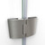 DreamLine SHDR-3148586-EX-04 Aqua 56-60 in. W x 58 in. H Frameless Hinged Tub Door with Extender Panel in Brushed Nickel