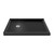 DreamLine DLT-1034481-88 SlimLine 34 in. D x 48 in. W x 2 3/4 in. H Left Drain Double Threshold Shower Base in Black