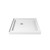DreamLine DLT-1036360 SlimLine 36 in. D x 36 in. W x 2 3/4 in. H Corner Drain Double Threshold Shower Base in White