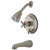 Kingston Brass VB46380ZX Single Handle Tub & Shower Faucet - Brushed Nickel