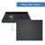 DreamLine DLT-1036360-88 SlimLine 36 in. D x 36 in. W x 2 3/4 in. H Corner Drain Double Threshold Shower Base in Black