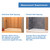 DreamLine DLT-1036602-22 SlimLine 36 in. D x 60 in. W x 2 3/4 in. H Right Drain Double Threshold Shower Base in Biscuit