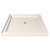 DreamLine DLT-1132320-22 SlimLine 32 in. D x 32 in. W x 2 3/4 in. H Center Drain Single Threshold Shower Base in Biscuit