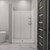 DreamLine DL-6070C-01 32 in. D x 48 in. W x 76 3/4 in. H Center Drain Acrylic Shower Base and QWALL-5 Backwall Kit In White