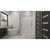 DreamLine DL-6070C-01 32 in. D x 48 in. W x 76 3/4 in. H Center Drain Acrylic Shower Base and QWALL-5 Backwall Kit In White