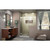 DreamLine D1233034-04 Unidoor-X 59-59 1/2 in. W x 72 in. H Frameless Hinged Shower Door in Brushed Nickel