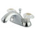 Kingston Brass Two Handle 4" Centerset Lavatory Faucet with Pop-Up Drain - Polished Chrome KB2151