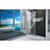 DreamLine D3234721M11-08 Platinum Linea Surf 34 in. W x 72 in. H Single Panel Frameless Shower Screen in Polished Stainless Steel