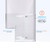 DreamLine D3242436R-04 Unidoor-X 72-72 1/2 in. W x 72 in. H Frameless Hinged Shower Door in Brushed Nickel
