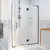 DreamLine D3250672R-06 Unidoor-X 55-55 1/2 in. W x 72 in. H Frameless Hinged Shower Door in Oil Rubbed Bronze