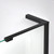 DreamLine D3270672R-09 Unidoor-X 57-57 1/2 in. W x 72 in. H Frameless Hinged Shower Door in Satin Black