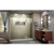DreamLine D32714572R-04 Unidoor-X 65 1/2-66 in. W x 72 in. H Frameless Hinged Shower Door in Brushed Nickel