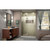 DreamLine D32772L-04 Unidoor-X 51 in. W x 72 in. H Frameless Hinged Shower Door in Brushed Nickel