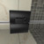 DreamLine D3281472L-09 Unidoor-X 66-66 1/2 in. W x 72 in. H Frameless Hinged Shower Door in Satin Black