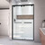 DreamLine SHDR-1648760-09 Encore 44-48 in. W x 76 in. H Semi-Frameless Bypass Shower Door in Satin Black