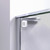 DreamLine SHDR-1954724-01 Mirage-Z 50-54 in. W x 72 in. H Frameless Sliding Shower Door in Chrome