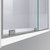DreamLine SHDR-1954724-04 Mirage-Z 50-54 in. W x 72 in. H Frameless Sliding Shower Door in Brushed Nickel