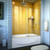 DreamLine SHDR-1960584-04 Mirage-Z 56-60 in. W x 58 in. H Frameless Sliding Tub Door in Brushed Nickel