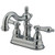 Kingston Brass Two Handle 4" Centerset Lavatory Faucet with Pop-Up Drain Drain - Polished Chrome KB1601AL