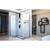 DreamLine SHDR-3230342-06 Linea Two Individual Frameless Shower Screens 34 in. and 30 in. W x 72 in. H, Open Entry Design in Oil Rubbed Bronze