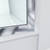 DreamLine SHDR-3234343-04 Linea Two Adjacent Frameless Shower Screens 34 in. W x 72 in. H each, Open Entry Design in Brushed Nickel