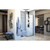 DreamLine SHDR-3234721-09 Linea Single Panel Frameless Shower Screen 34 in. W x 72 in. H, Open Entry Design in Satin Black