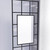 DreamLine SHDR-3234721-86 French Linea Avignon 34 in. W x 72 in. H Single Panel Frameless Shower Door, Open Entry Design in Satin Black