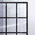 DreamLine SHDR-3234721-89 French Linea Toulon 34 in. W x 72 in. H Single Panel Frameless Shower Door, Open Entry Design in Satin Black