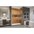 DreamLine SHDR-4328300-04 Elegance-LS 56 3/4 - 58 3/4 in. W x 72 in. H Frameless Pivot Shower Door in Brushed Nickel
