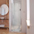 DreamLine SHDR-4330000-04 Elegance-LS 30 1/2 - 32 1/2 in. W x 72 in. H Frameless Pivot Shower Door in Brushed Nickel
