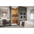 DreamLine SHDR-4330060-04 Elegance-LS 34 1/2 - 36 1/2 in. W x 72 in. H Frameless Pivot Shower Door in Brushed Nickel