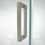 DreamLine SHDR-4330060-04 Elegance-LS 34 1/2 - 36 1/2 in. W x 72 in. H Frameless Pivot Shower Door in Brushed Nickel