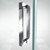 DreamLine SHDR-4330120-01 Elegance-LS 40 1/2 - 42 1/2 in. W x 72 in. H Frameless Pivot Shower Door in Chrome