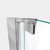 DreamLine SHDR-4330120-04 Elegance-LS 40 1/2 - 42 1/2 in. W x 72 in. H Frameless Pivot Shower Door in Brushed Nickel