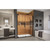 DreamLine SHDR-4330300-09 Elegance-LS 58 1/2 - 60 1/2 in. W x 72 in. H Frameless Pivot Shower Door in Satin Black